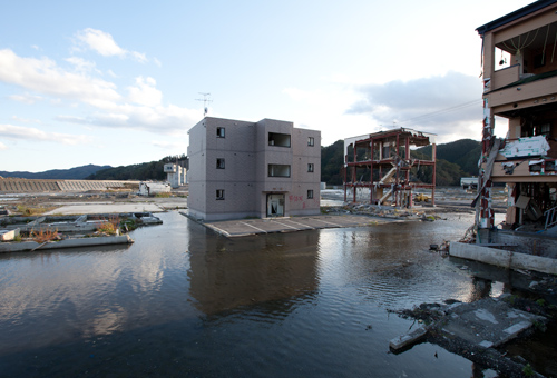 大槌町須賀町の津波被害