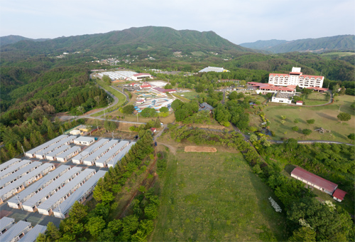 宮古市田老地区の仮設住宅