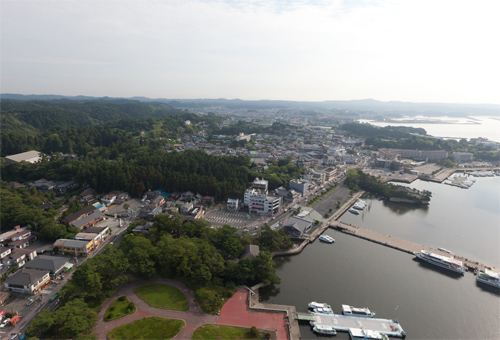 松島駅方向 