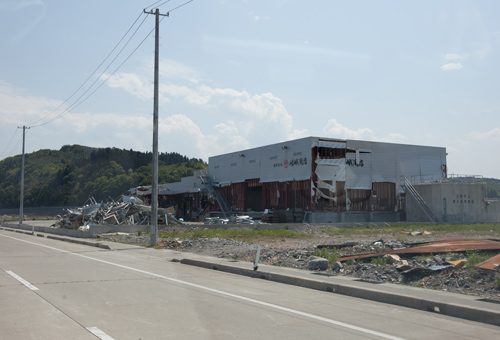 久慈市の建築物の被害
